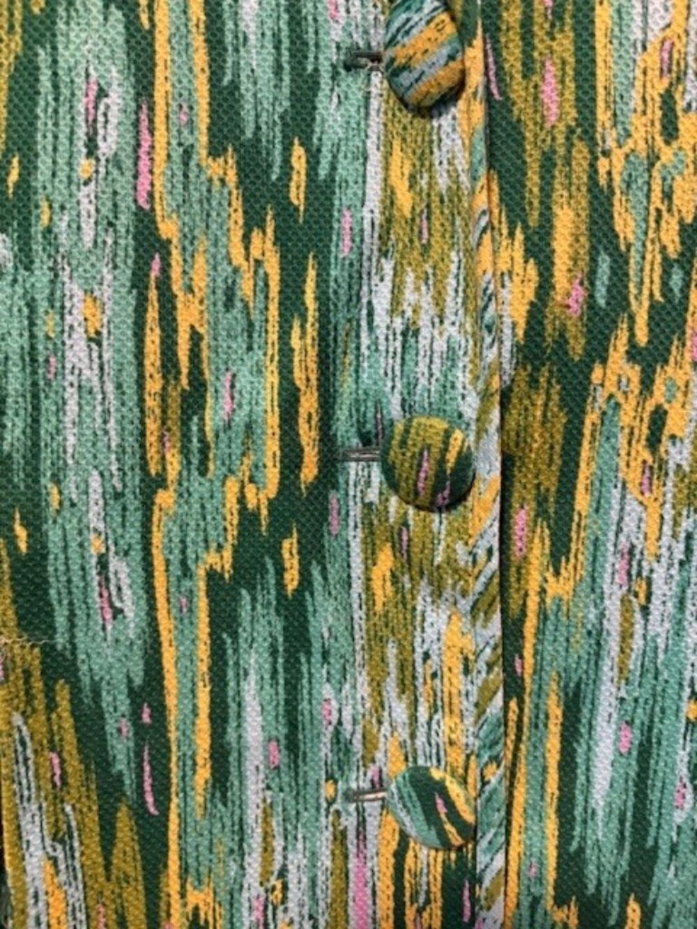 Vintage Bob Mackie Wearable Art Abstract Print Jacket | Size Large - Picture 4 of 7